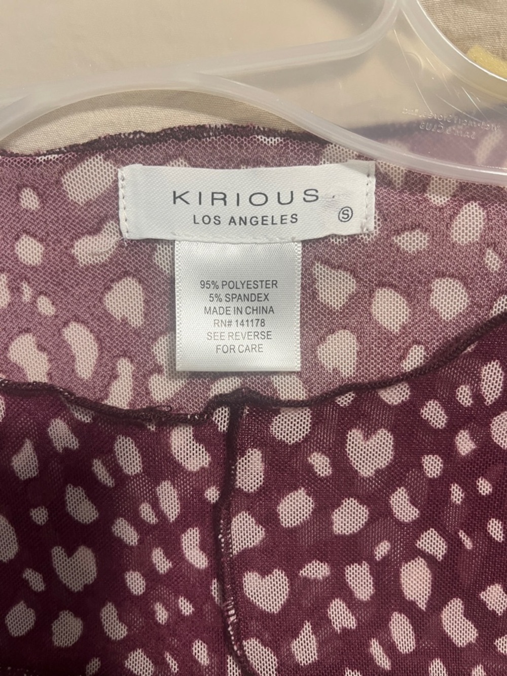 Kirious Los Angeles Women's Pink Dot Print Blouse
